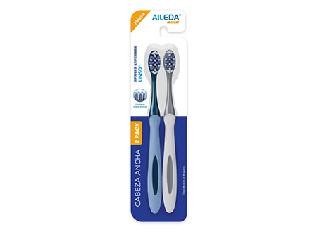  CEPILLO DENTAL AILEDA PACK 2 UN. 