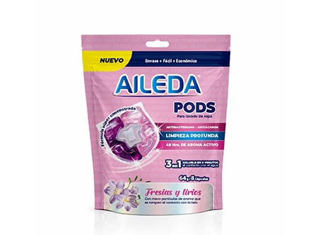  DETERGENTE CAPSULA AILEDA FRESIAS Y LIRIOS 8 UND 