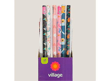  PAPEL REGALO 48 ROLL. X 2 PLIEGOS 6 DIS. INFANTIL 