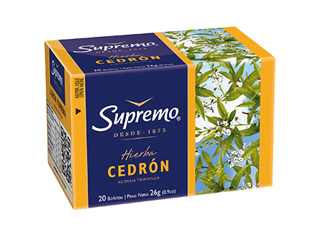  TE HIERBAS DP X 20 UN CEDRON SUPREMO 