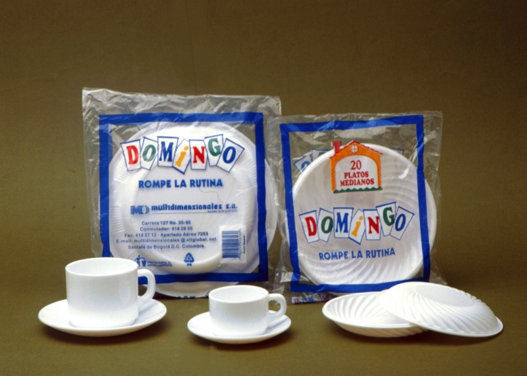  PLATO PLASTICO 18CM BLANCO TUC X 20 