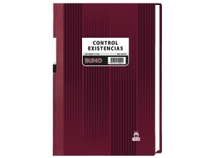  LIBRO CONTAB. CONTROL EXIST.100 HJ. BUHO.187 