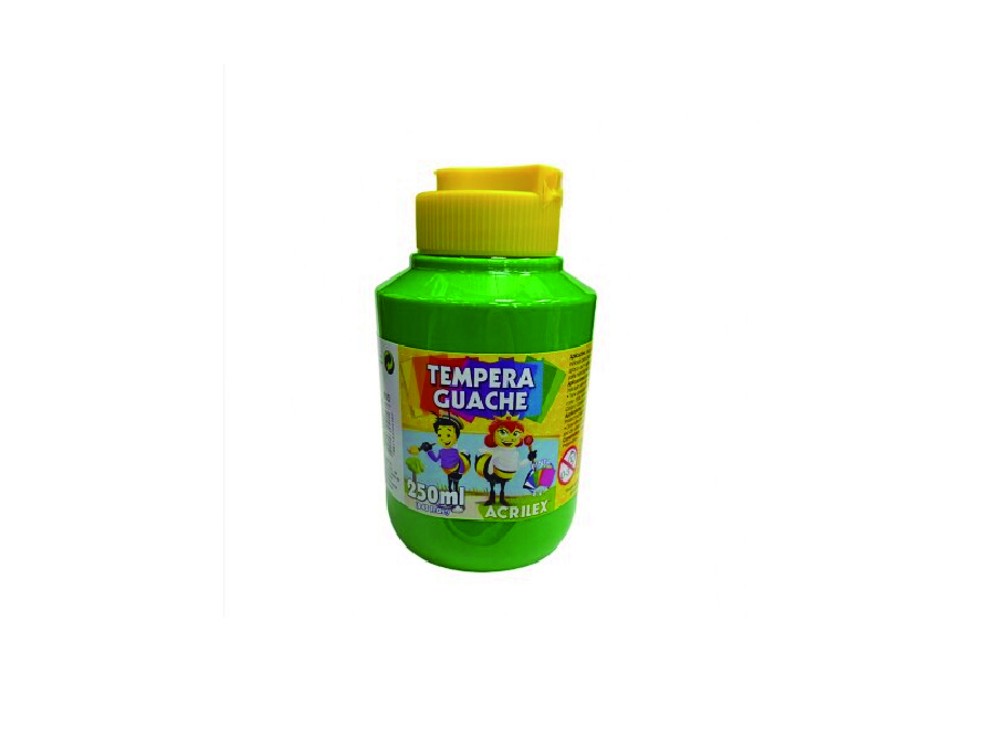  TEMPERA 250 CC.VERDE HOJA ACRILEX 