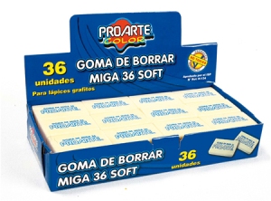  ESP.GOMA BORRAR MIGA CHICA X1UN PROARTE 36R (77922 