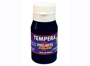  TEMPERA 250 CC.NEGRO PROARTE 