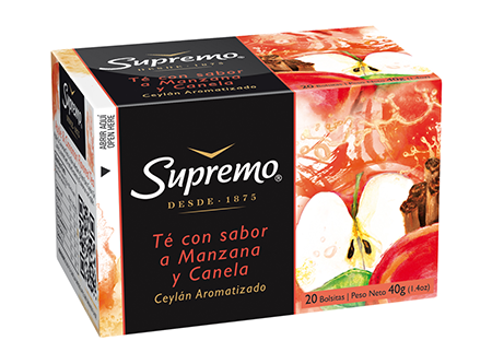  TE DP X 20 UN NEGRO MANZANA CANELA SUPREMO 