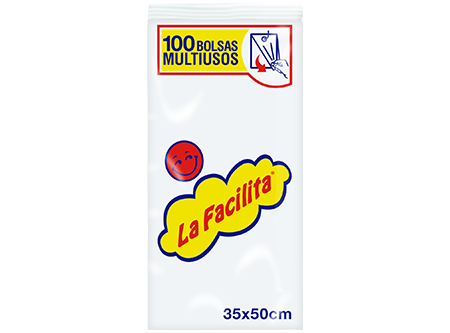  BOLSA MULTIUSO 35 X  50 PTE X 100 UNI FACILITA 