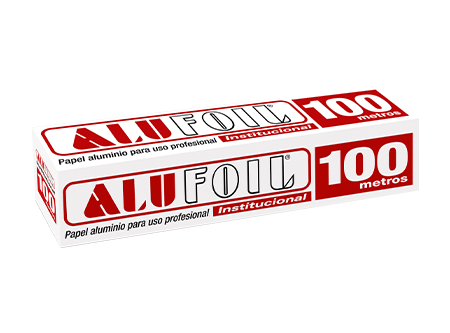  PAPEL ALUMINIO 30 X 100 MT. ALUSA FOIL INDUSTRIAL 