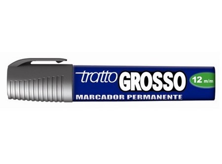  MARCADOR PERMAN.NEGRO JUMBO P.BISEL. 12MM TRATTO 