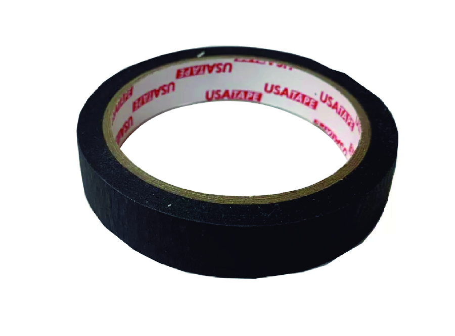  CINTA MASKING 18 X 20 MT NEGRA USATAPE 