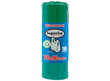 BOLSA BASURA ROLLO  70 X  90 PQX10 SUPERIOR C/ASAS 