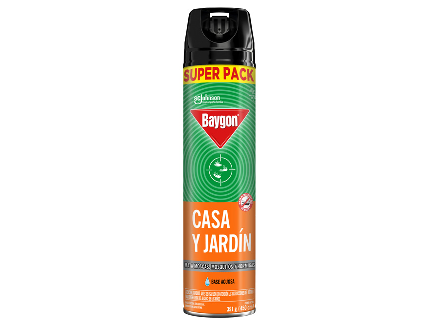  INSECTICIDA A/SOL 450CC BAYGON CASA Y JARDIN 