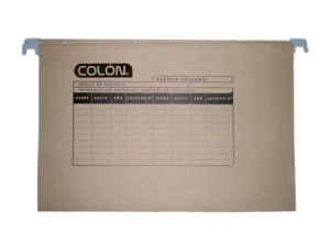  CARPETA COLGANTE PLASTICA COLON 