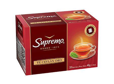  TE DP X 20 UN NEGRO CEYLAN LINEA ORO SUPREMO. 