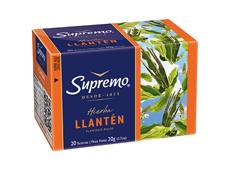  TE HIERBAS SUPREMO X 20 BOLSITAS LLANTEN 