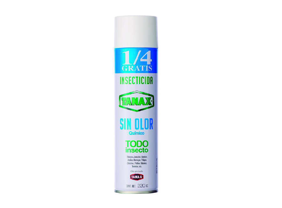  INSECTICIDA A/SOL 220 CC +1/4 TANAX T.INSE S/OLOR 