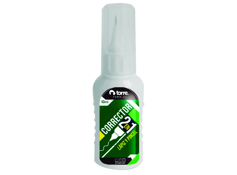  CORRECTOR LIQUIDO 2 EN 1 TORRE 