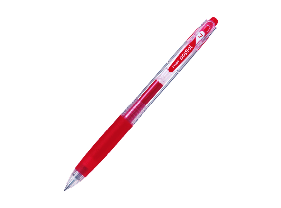  BOLIGRAFO GEL 0.7 ROJO POP LOL PILOT RETRACTIL 