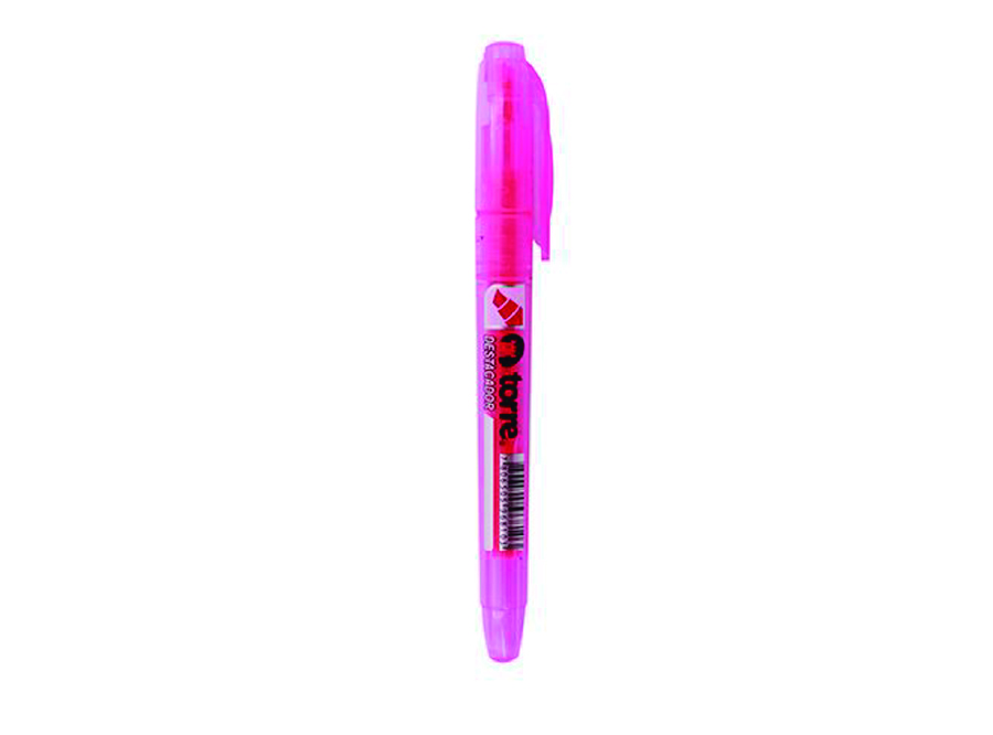  DESTACADOR T/LAPIZ ROSADO TORRE 