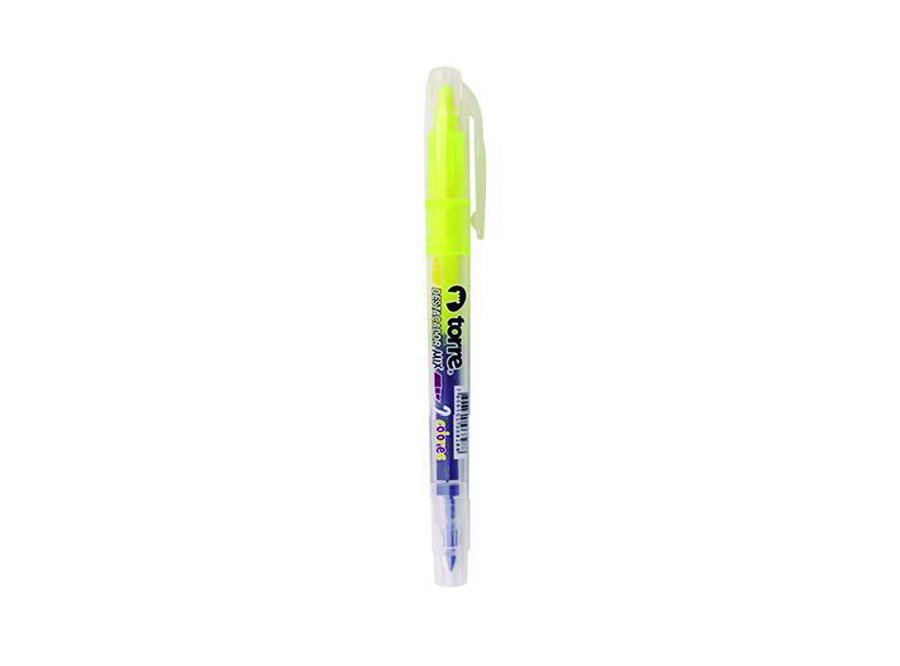  DESTACADOR T/LAPIZ DOBLE PUNTA MOR/AMAR TORRE 