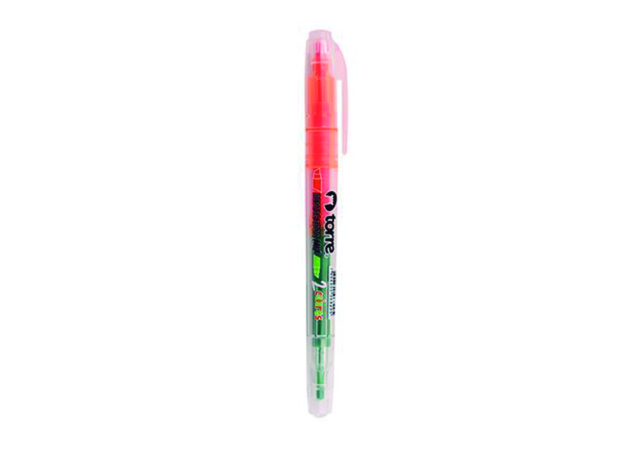  DESTACADOR T/LAPIZ DOBLE PUNTA NARAJ/VERD TORRE 