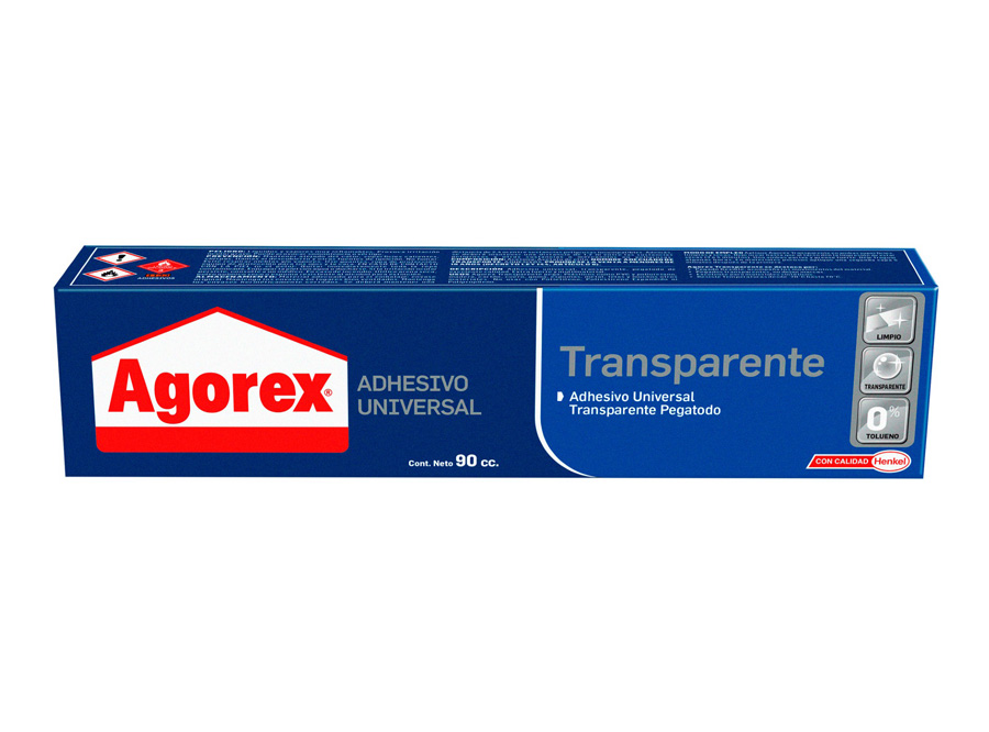  ADHESIVO CONTACTO 90 CC. AGOREX TRANSP. ESTUCHE. 