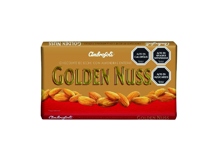  CONFITE CHOCOLATE 100 GR GOLDEN NUSS 