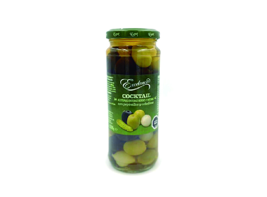  COCKTAIL ACEITUNA Y CEBOLLA 340 GR EXCELENCIA 