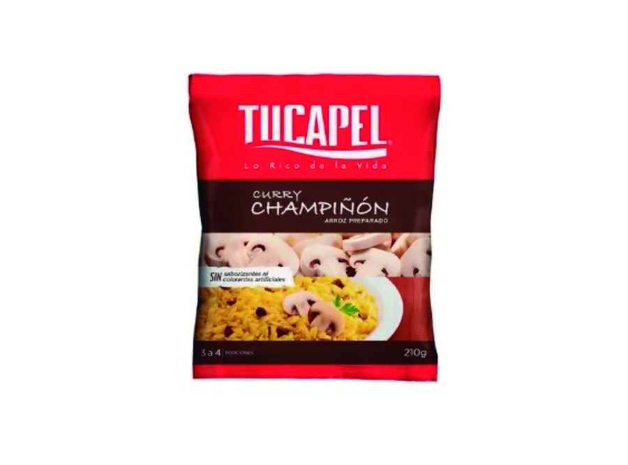  ARROZ PREPARADO CHAMPION 210 GR TUCAPEL 