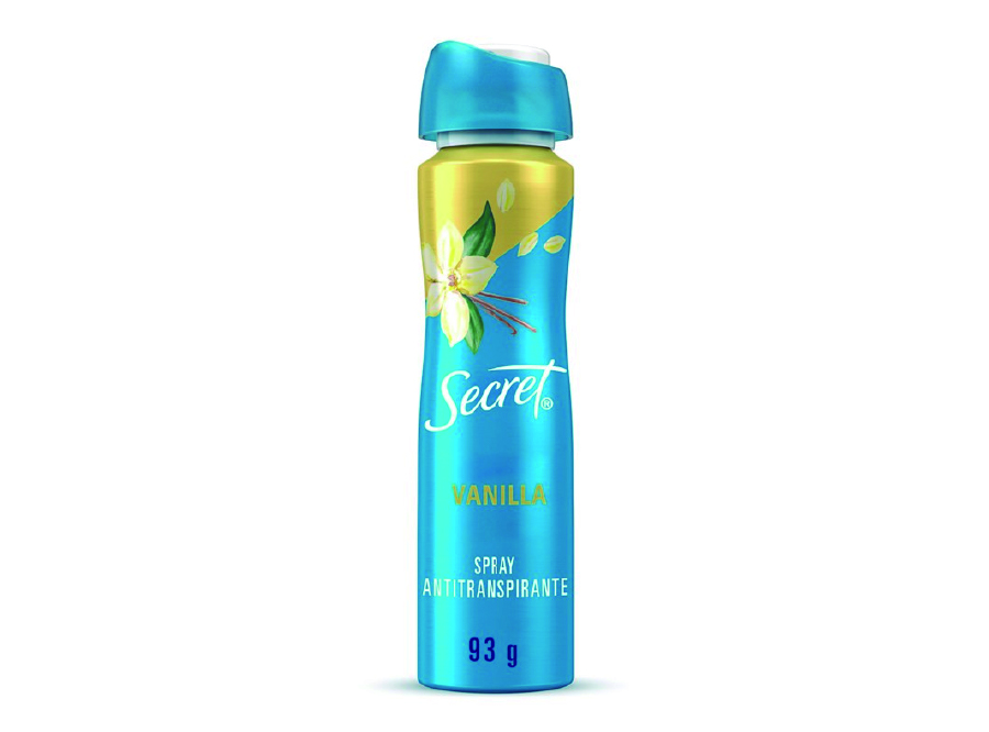  DESODORANTE AEROSOL 93 GR SECRET VAINILLA 