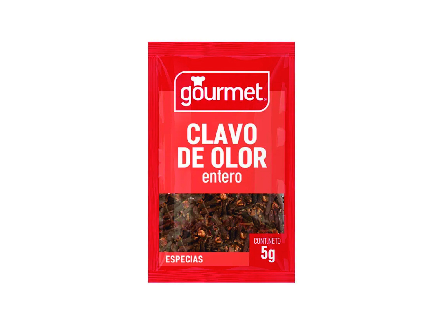  CONDIMENTO CLAVO DE OLOR MOLIDO 5 GR X 50 UND GOUR 