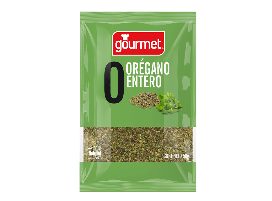  CONDIMENTO OREGANO ENTERO 50 GR X 17 UN GOURMET 