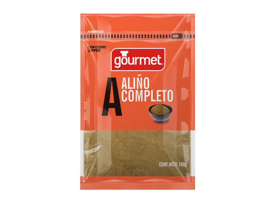 CONDIMENTO ALIO COMPLETO 100 GR (ZIPPER) GOURMET 