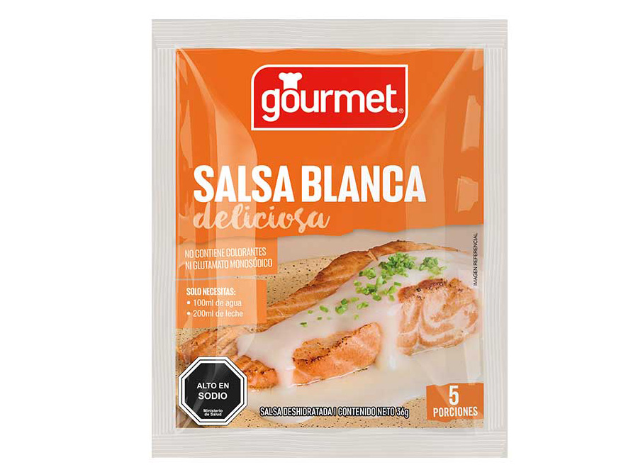  SALSA BLANCA 36 GR X 25 UN GOURMET 