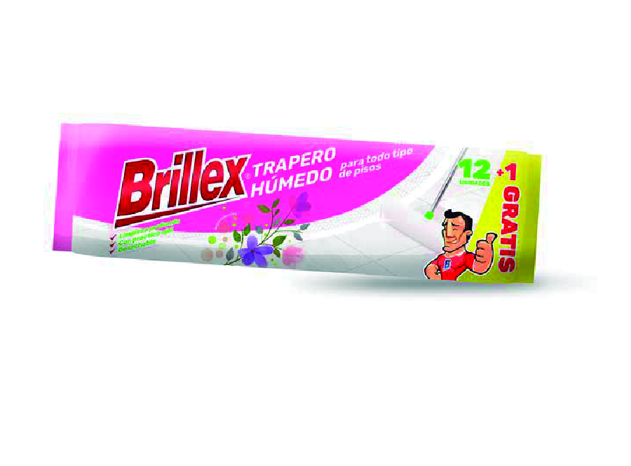  TRAPERO DESECHABLE PQ X 12 UN PRIMAVERA BRILLEX 