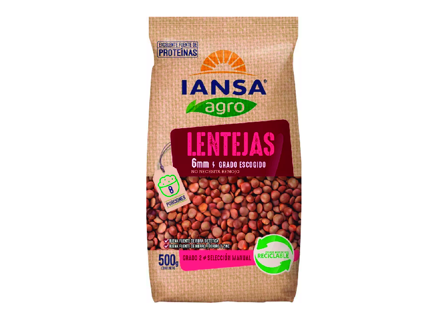  LENTEJA 500 GR 6MM IANSA 