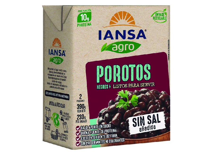  POROTO NEGRO 390 GR IANSA TETRA 