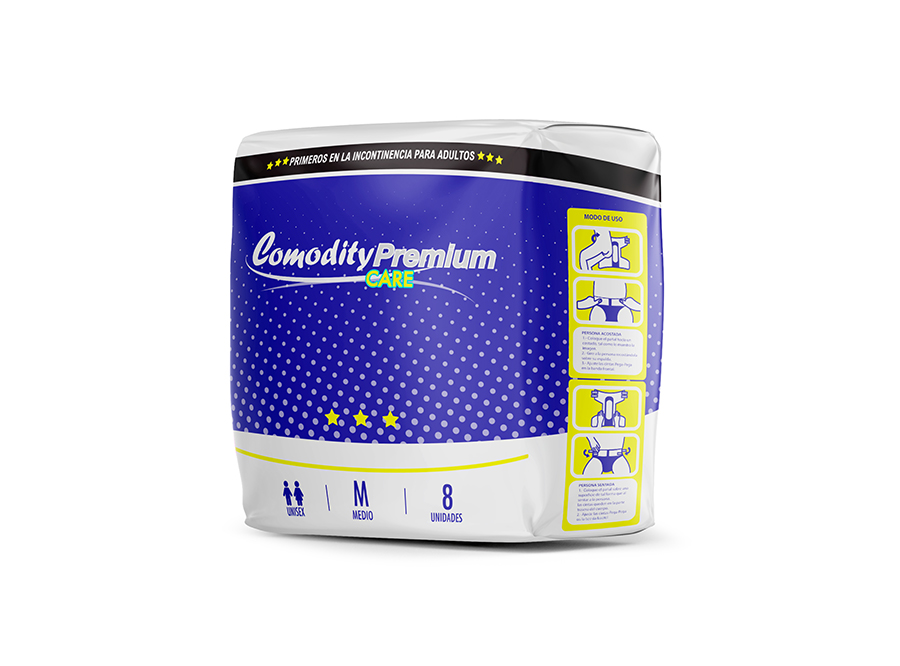  PANAL ADULTO X  8 UN COMODITY PREMIUM MEDIANO 