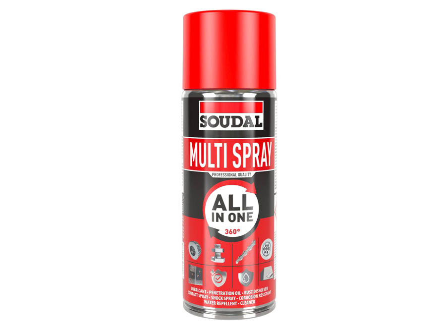  MULTI SPRAY 400ML SOUDAL LIMPIADOR/LUBRICANTE 