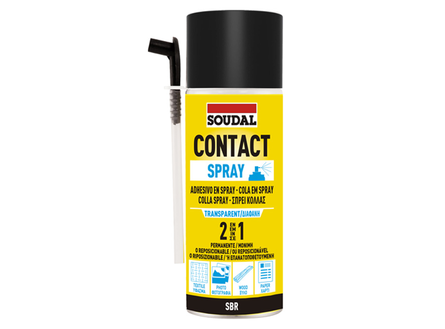  ADHESIVO CONTACTO SPRAY 300ML SOUDAL 