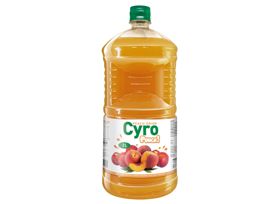  BEBIDA REFRES. 2 LT X 6 UN CYRO PUNCH DURAZNO 