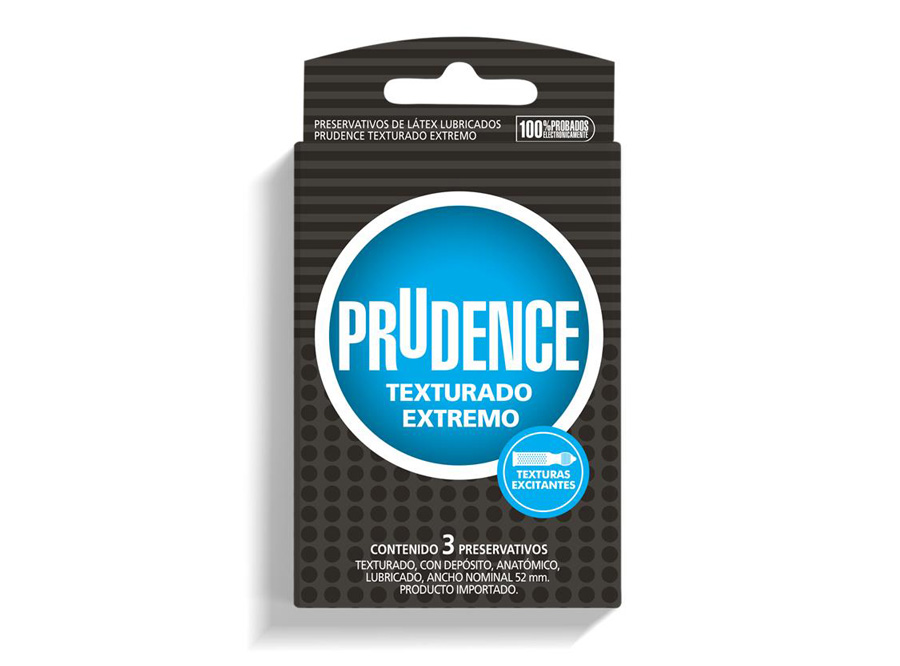  PRESERVATIVO TEXTURADO DP 12 S/BRES X 3UN PRUDENCE 