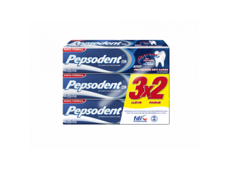  PASTA DENTAL 130 GR PEPSODENT 3X2  PROT A/CARIES 