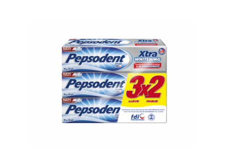  PASTA DENTAL  90 GR PEPSODENT DP 3X2 WHITENING 