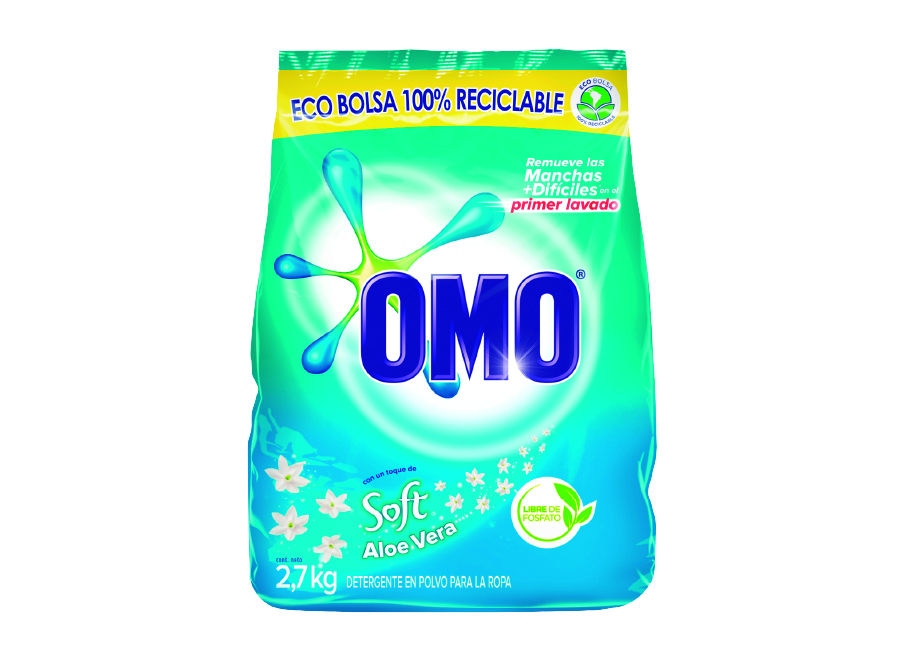  DETERGENTE POLVO 2.7 KL OMO ALOE VERA 