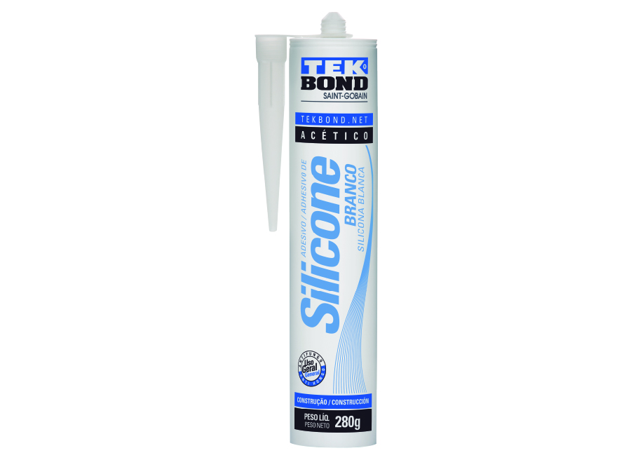  SILICONA ACETICA 280 GR BAO/ COCINA BLANCO TEKBON 