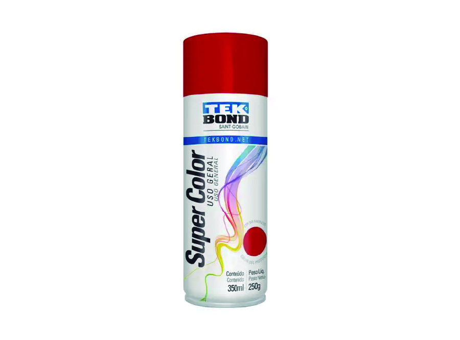 PINTURA SPRAY 400 ML U/GENERAL ROJO TEKBOND 