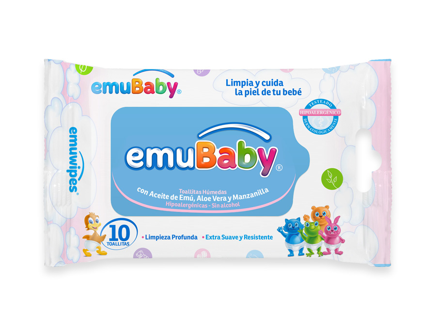  TOALLA HUMEDA X 10 HJ EMUBABY 