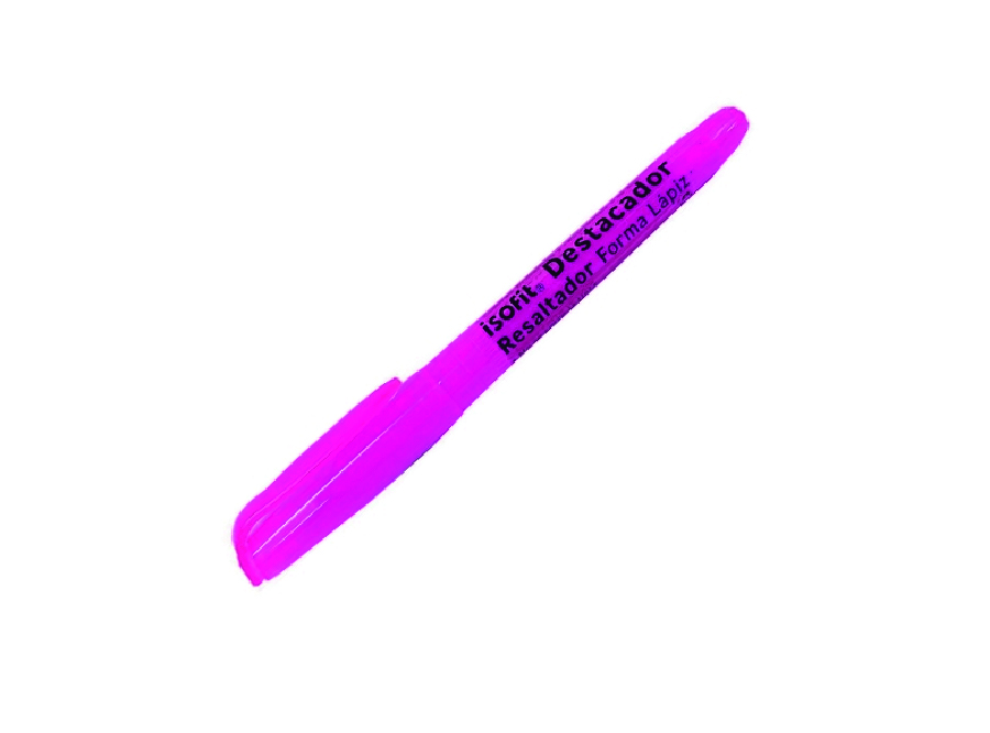  DESTACADOR T/LAPIZ ROSADO ISOFIT 