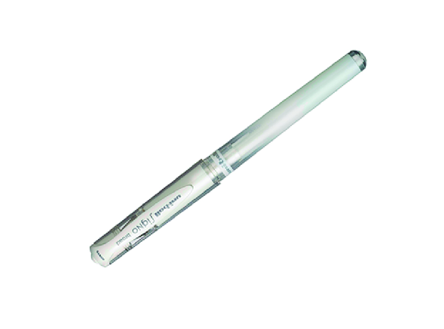  BOLIGRAFO GEL 1.0 BLANCO UM-153 UNIBALL SIGNO BOAR 